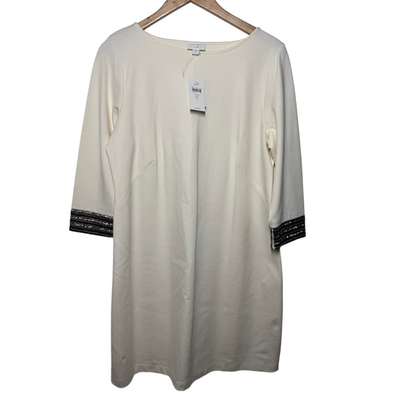 Christian Siriano For J.Jill Dress Women LP NWT Minimal Beaded Cuff Holiday - Picture 1 of 7